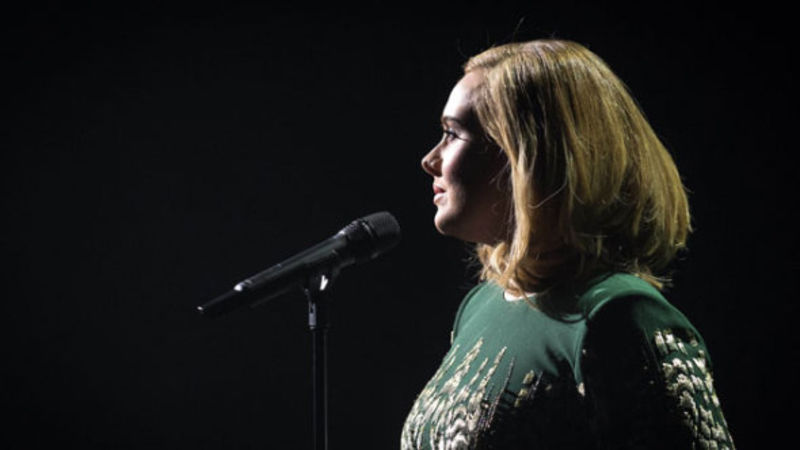 Adele live in london