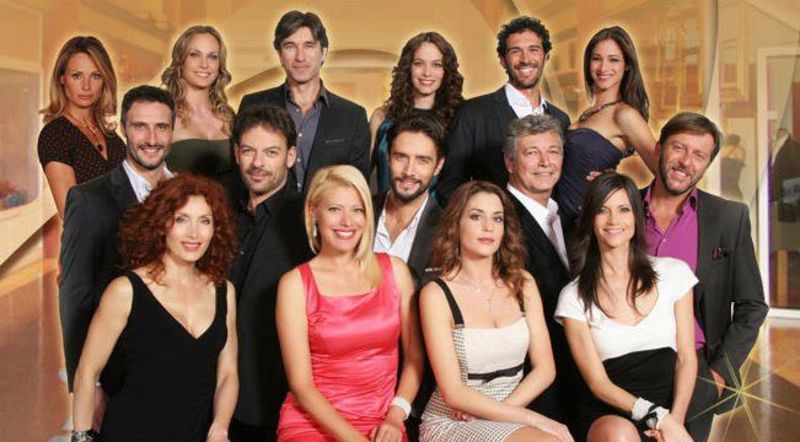 Centovetrine; il cast