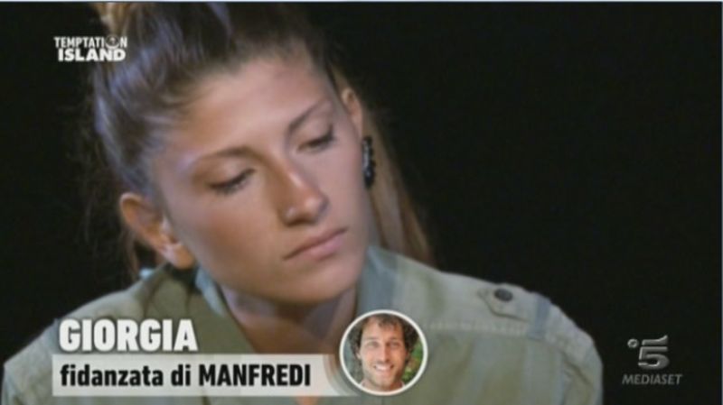 Giorgia, fidanzata di Manfredi a temptation island