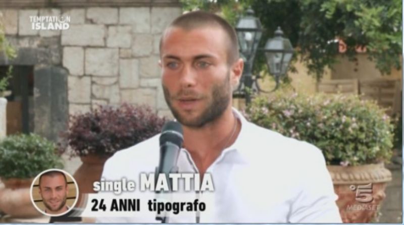 Temptation island, il single Mattia