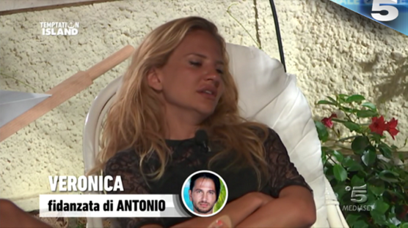 temptation island 10 luglio falò veronica