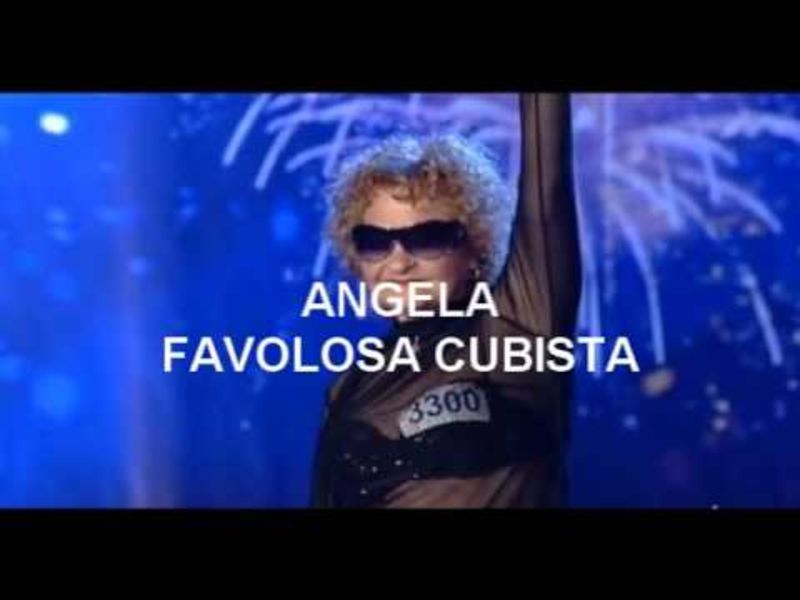 Angela, favolosa cubista a Domenica live