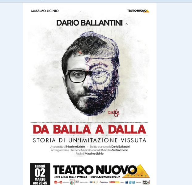 Ballantini: la locandina dello spettacolo