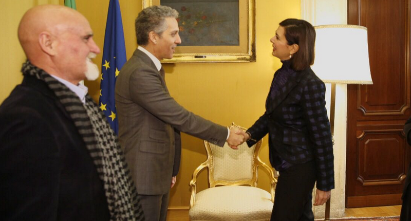 beppe fiorello laura boldrini 