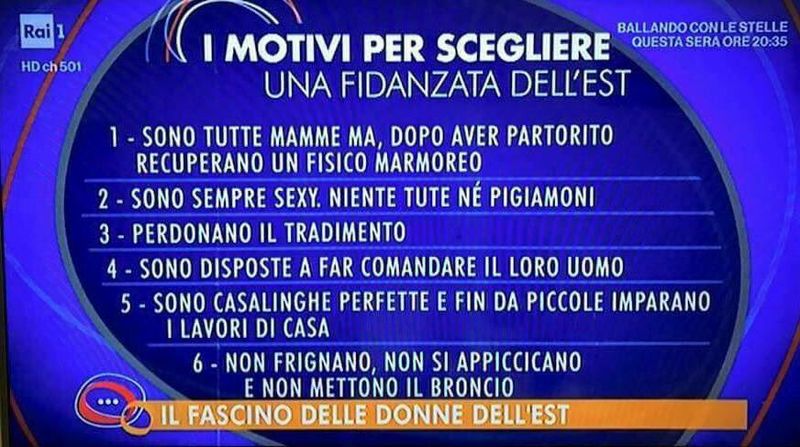 parliamone sabato decalogo donne est