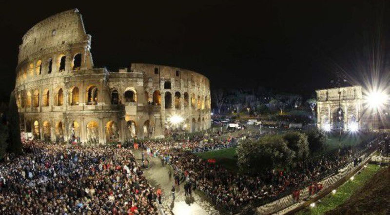 via crucis colosseo