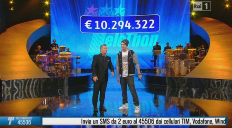 Charity show su Rao1 per Telethon