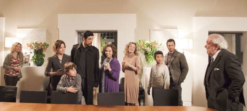 Il cast di Una grande famiglia