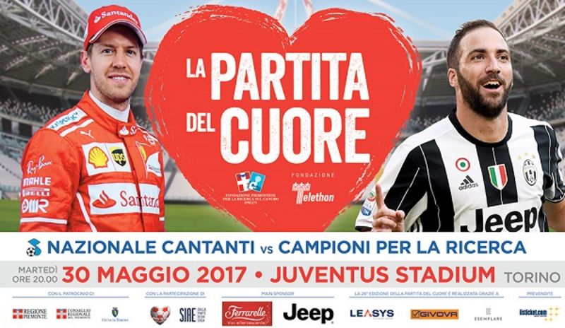 partita del cuore 2017