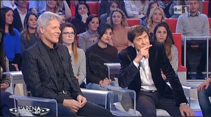 arena giletti 6marzo baglioni morandi