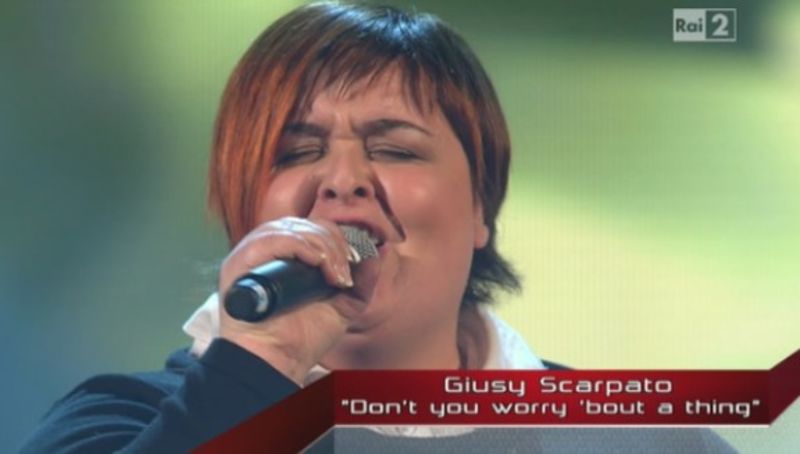 Giusy a The voice of Italy