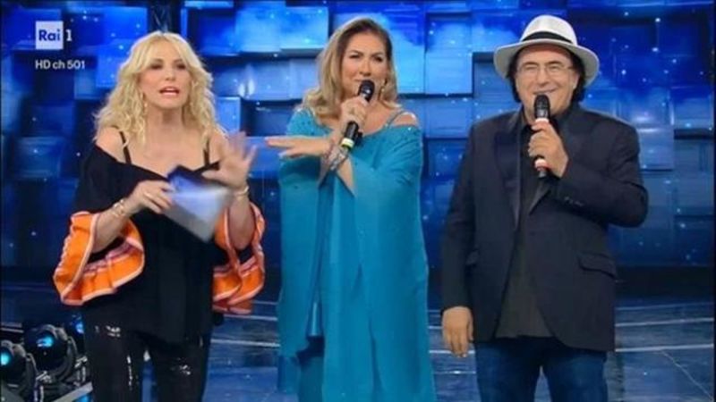 albano romina stamding ovation