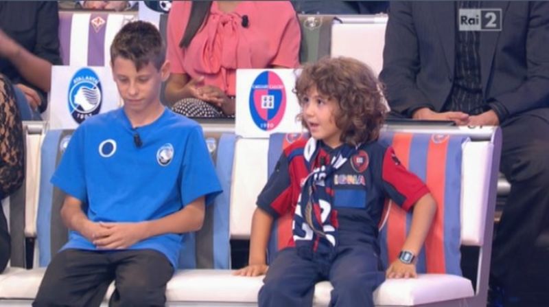 Piccoli calciatori a Quelli che il calcio