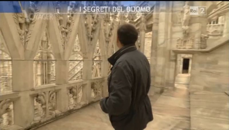 Giacobbo nel punto più alto del Duomo