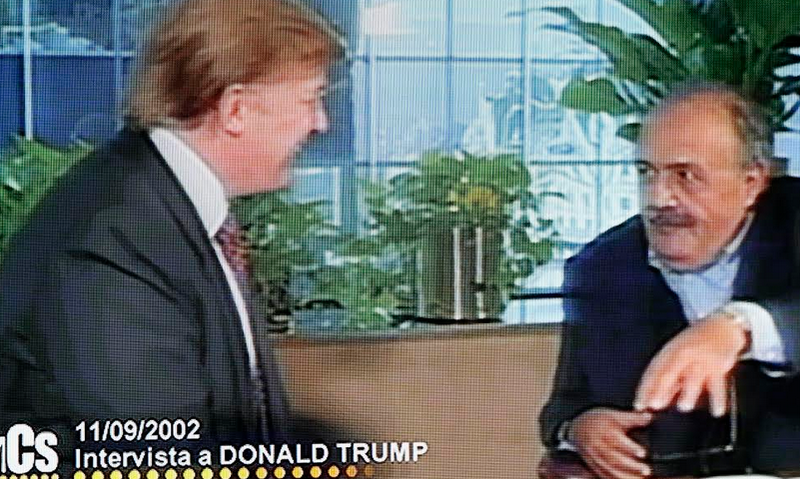 maurizio costanzo show.intervista donald trump