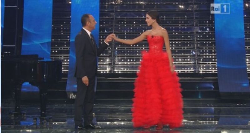 Rocio Munoz Morales a Sanremo 2014