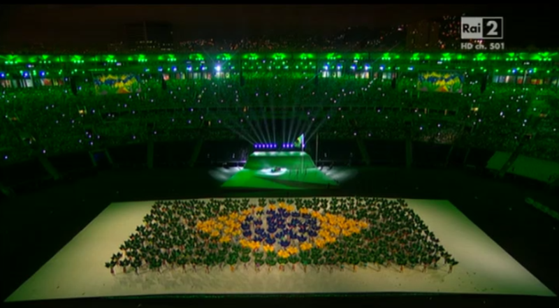 Paralimpiadi cerimonia apertura 7 settembre bandiera