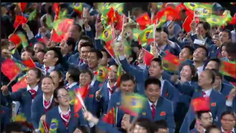 Paralimpiadi cerimonia apertura 7 settembre cina