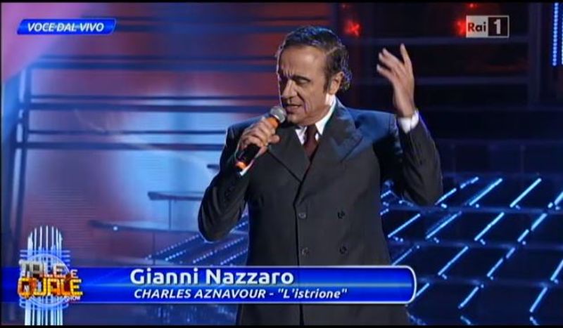 Gianni Nazzaro a Tale e quale show