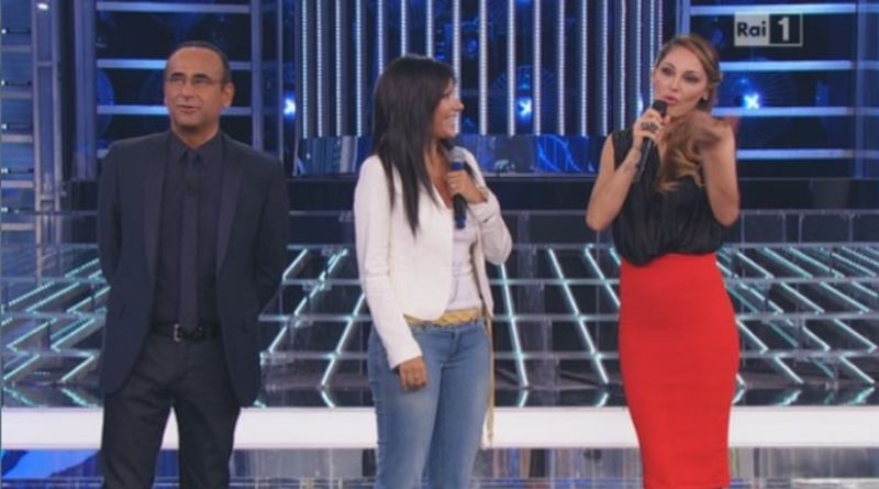 Serena Rossi con Tatangelo e Conti a Tale e quale show