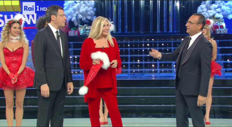 natale quale show 9 dicembre frizzi venier