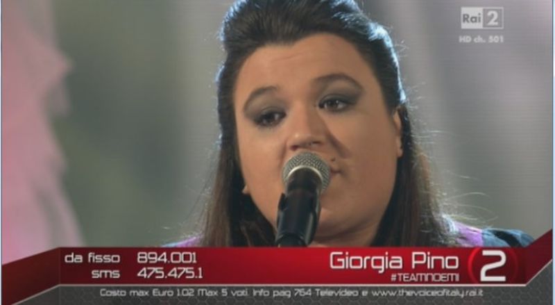 Giorgia Pino a The Voice 2