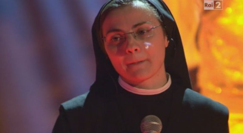 Suor Cristina al Premio Bellisario 2014 