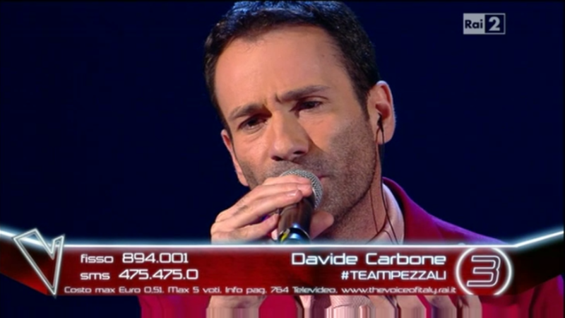 the voice 11 maggio carbone