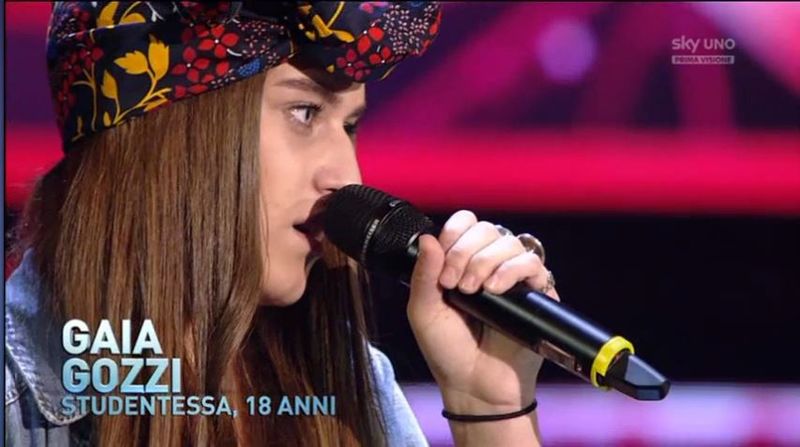 x factor 10 15settembre gaia gozzi