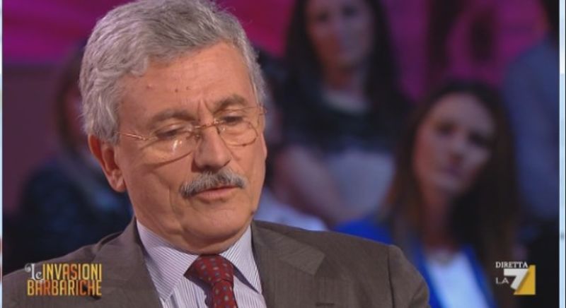 Massimo D'Alema a Le Invasioni barbariche