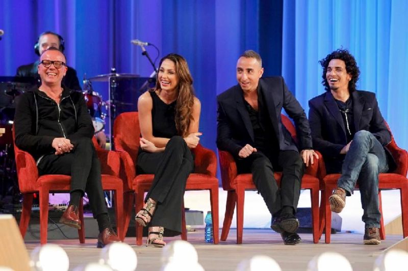 Gigi D'Alessio, Anna Tatangelo, Giuliano Peparini e Pietro Sparacino