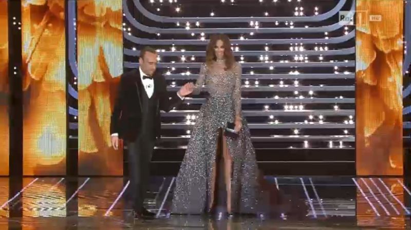 sanremo 13feb conti ghenea abito1