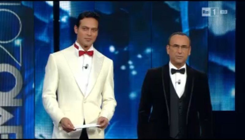 sanremo 13feb gabriel garko carlo conti