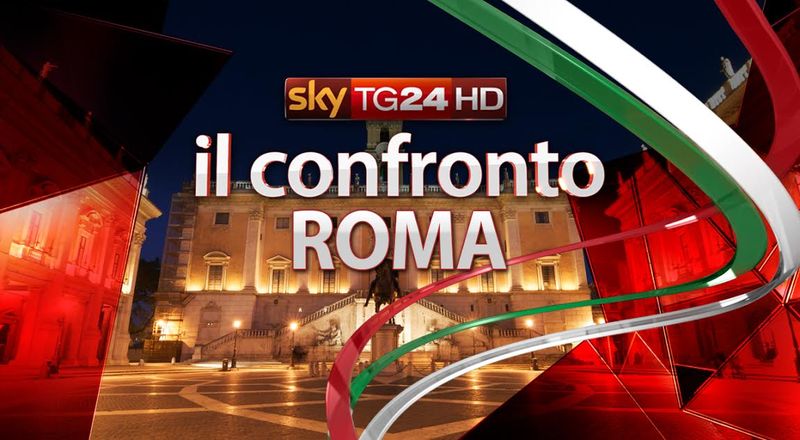 skytg24 confronto sindaci roma