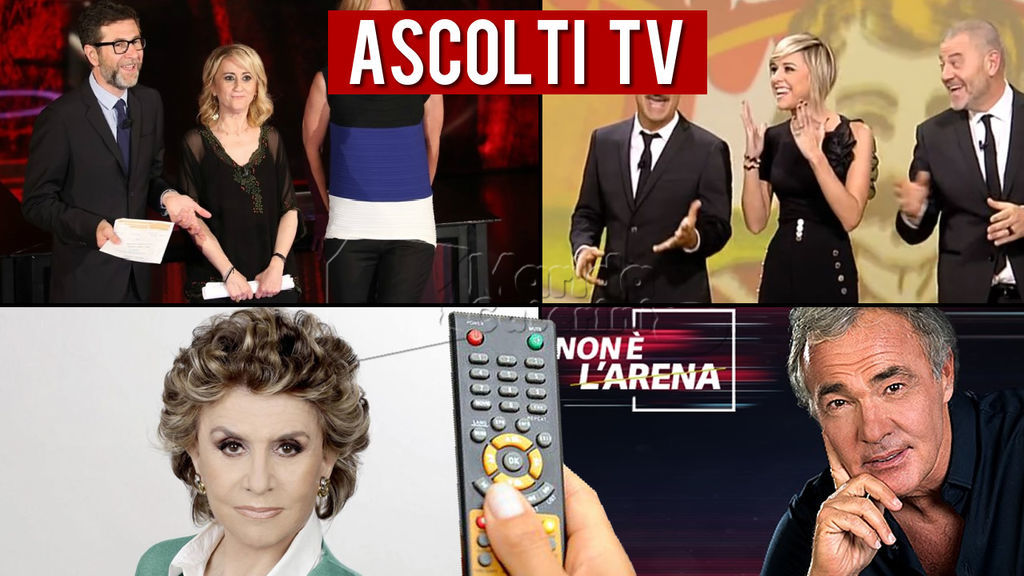 Ascolti TV domenica 11 marzo 2018