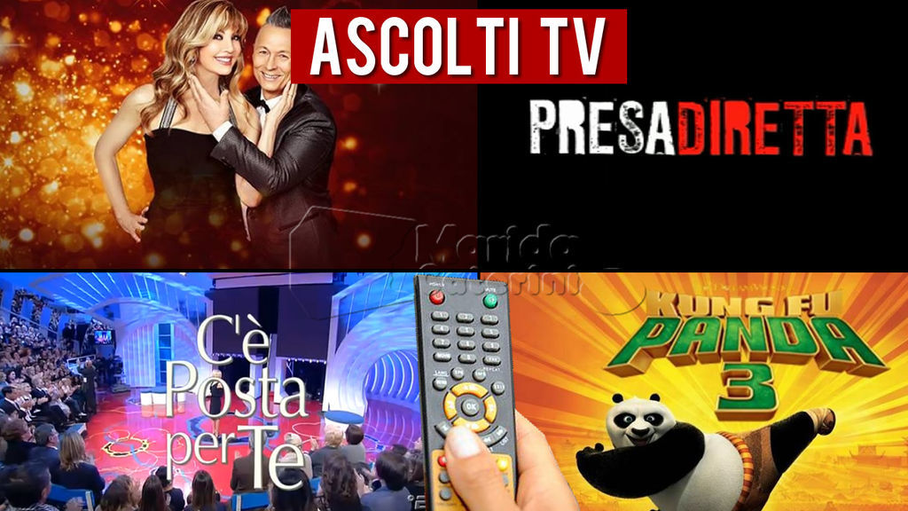 Ascolti TV sabato 10 marzo 2018