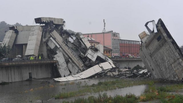 Ponte di Genova inaugurazione in tv, crollo del ponte Morandi il 14 agosto 2018