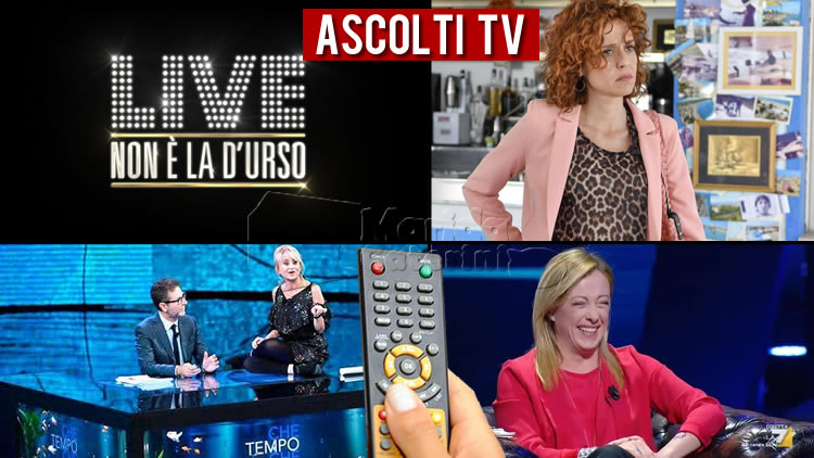 Ascolti Tv domenica 13 ottobre 2019