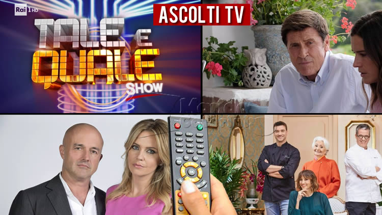 Ascolti Tv venerdì 15 novembre 2019