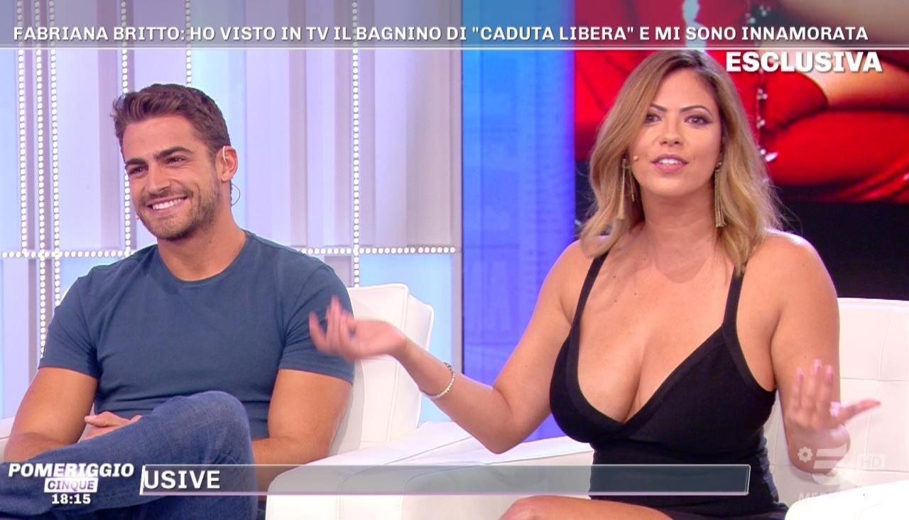 Christian Fregoni e Fabiana Britto Pomeriggio Cinque