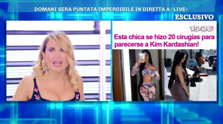 Live - non è la D'Urso 28 ottobre Kim Kardashan