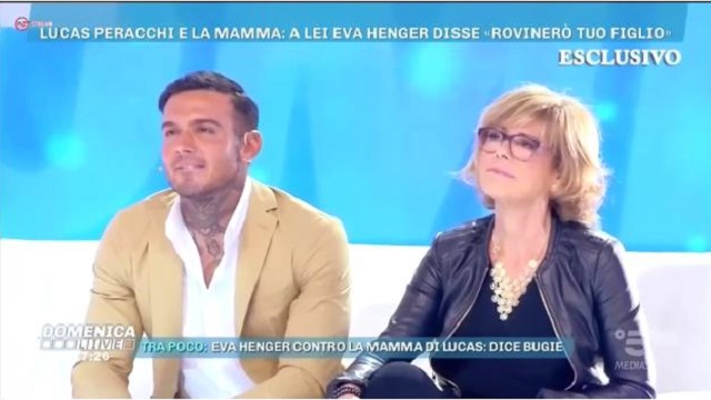 domenica live- lucas e bonnie