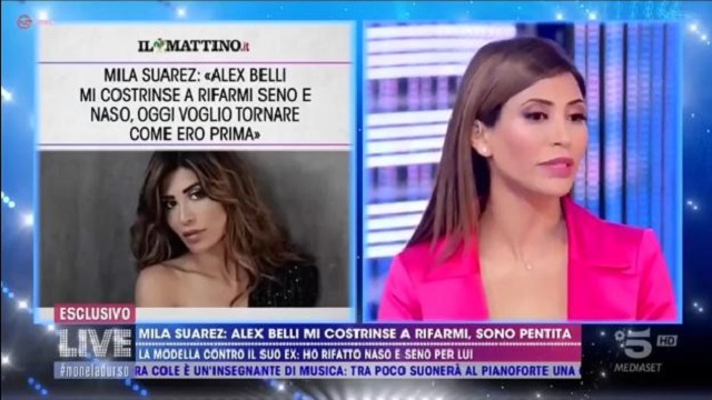 Live Non è la D Urso 28 ottobre Mila suarez