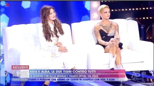 Live non è la D'Urso - asia argento e alba parietti