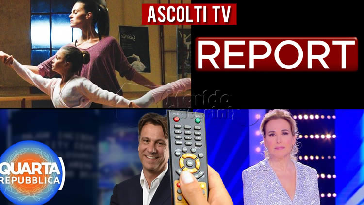 Ascolti TV lunedì 25 novembre 2019