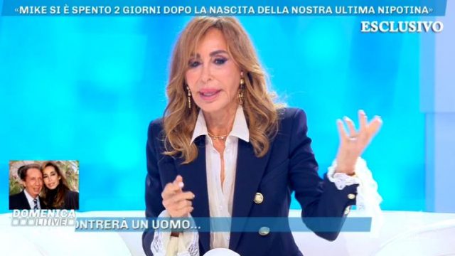 Domenica Live 3 novembre 2019 - Daniela Bongiorno racconta la morte di Mike