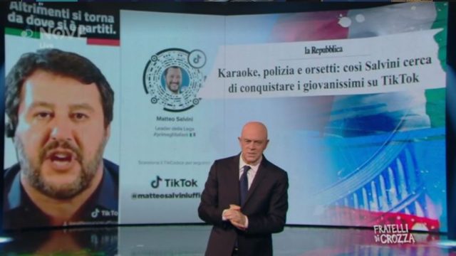 Fratelli di Crozza 22 novembre - Matteo Salvini su Tik Tok