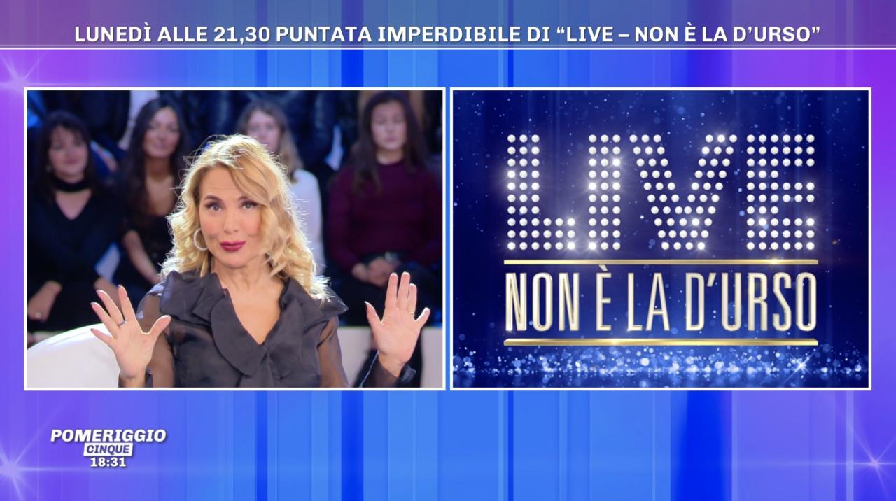 Live - non è la d'Urso 4 novembre