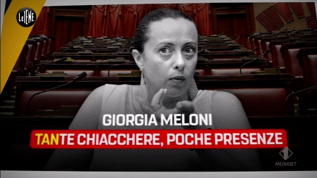 Le Iene show diretta 26 novembre giorgia meloni