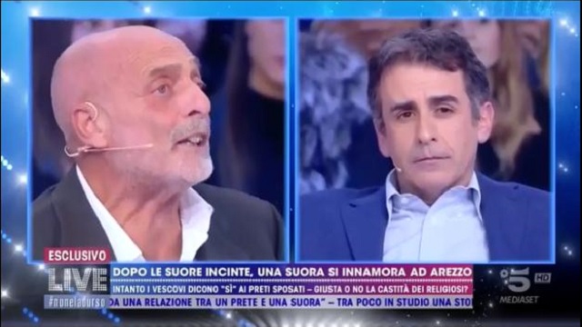 Live non è D'Urso diretta 25 novembre abbate brosio